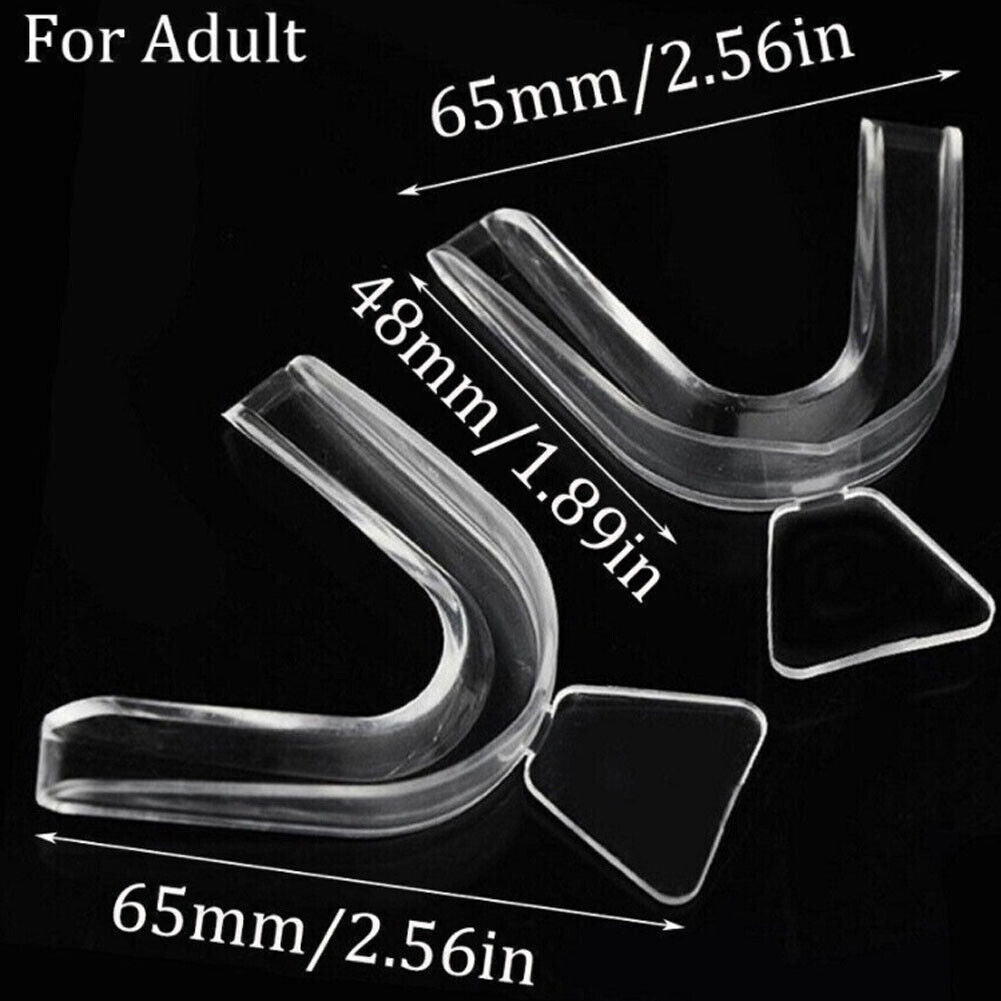 US 8-16 Pack Silicone Mouth Guard Teeth Clenching Grinding Moldable Dental Night