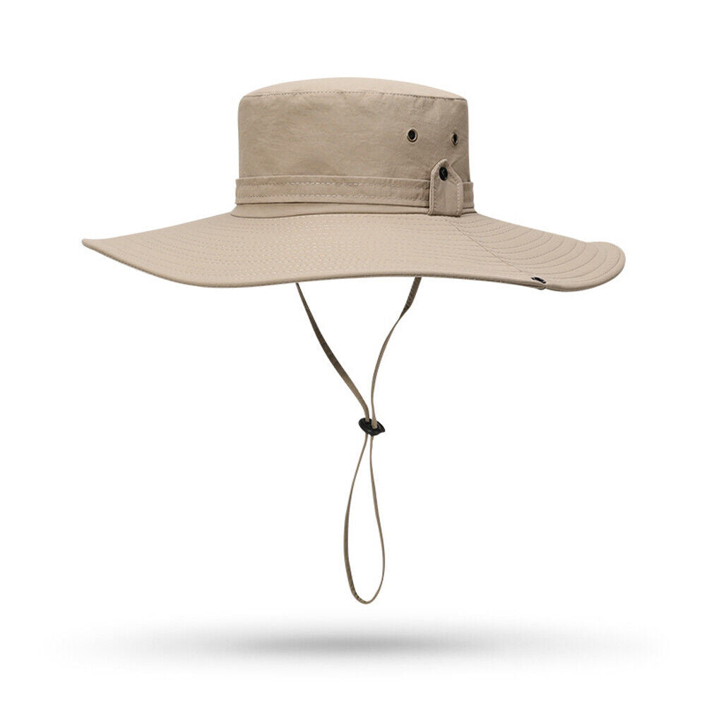 US 1-2 Pc Military Sun Block Outdoor Safari Cap Boonie Fishing Hiking Bucket Hat
