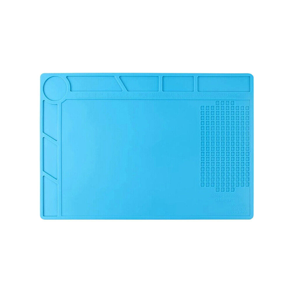 US 2Pc Silicone Mat Heat Resistant 932°F Insulation Repair Cellphone Watch Board