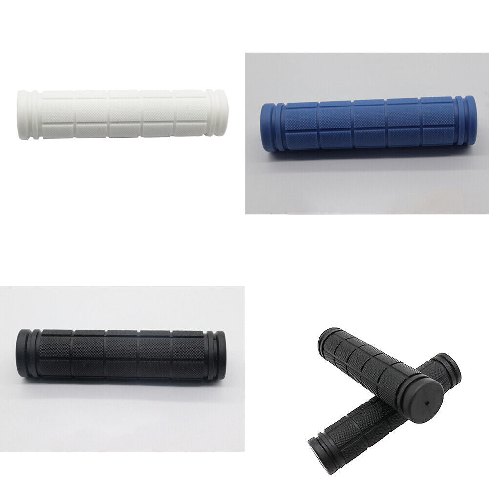 US 1-2 Pairs Bicycle Handlebar Grips Soft Rubber Anti-Slip Bike Scooter Cycling