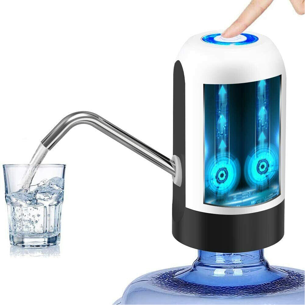 US 2-4 Pack Electric Water Bottle Pump USB Charging Automatic 5 Gallon Dispenser