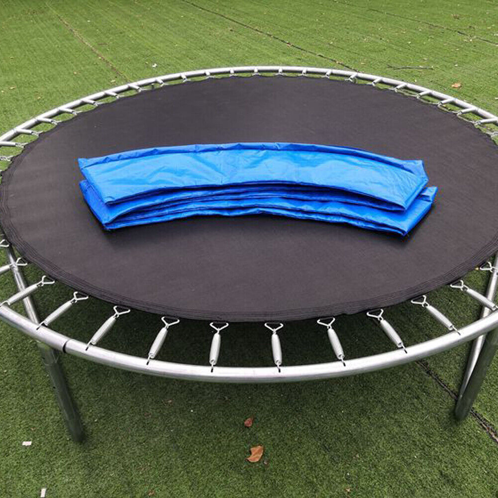 US 14' Round Trampoline Safety Pad Replacement Frame Spring Blue Cover Universal