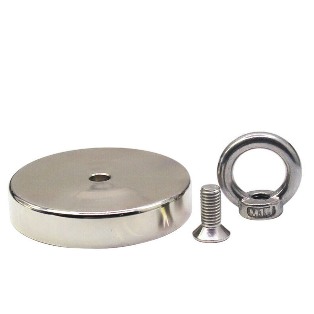 US FISHING MAGNET UPTO 2400 LBS PULL FORCE HEAVY DUTY STRONG NEODYMIUM MAGNET