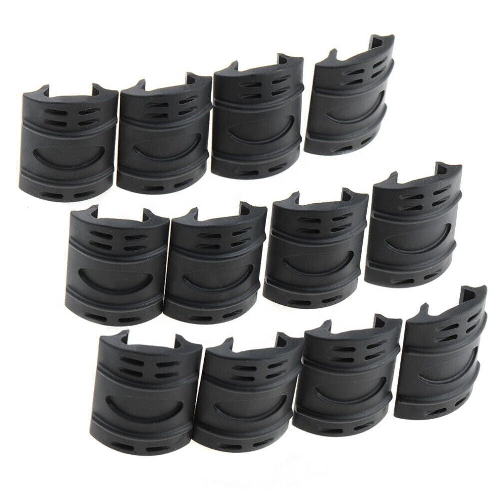 US 24-48 Pc Black Heat Resistant Weaver Picatinny Rail Cover