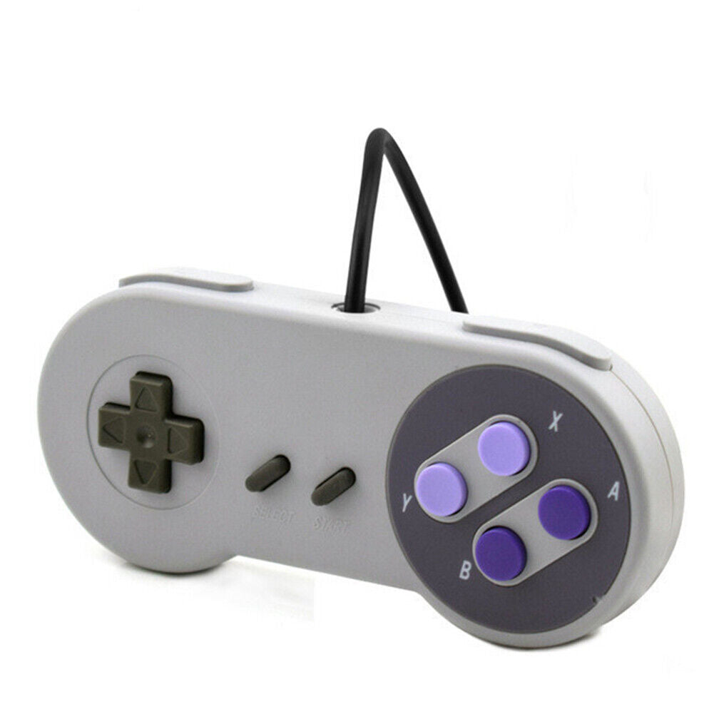 US 2-4 Pack Replacement Controller for  SNS-005 Super Nintendo SNES System 6FT