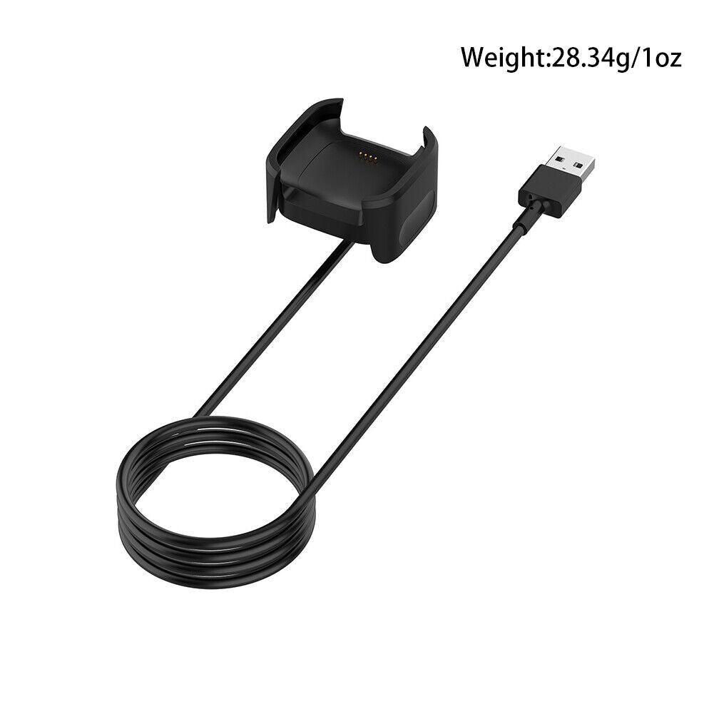 US USB Replacement Charging Dock Station Cable Cord Charger for Fitbit Versa 2