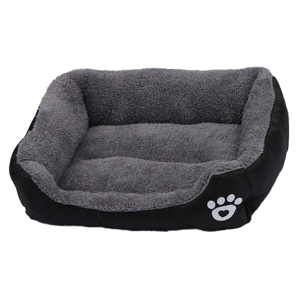 US Washable Pet Dog Cat Bed Puppy Cushion House Pet Soft Warm Kennel Mat Blanke