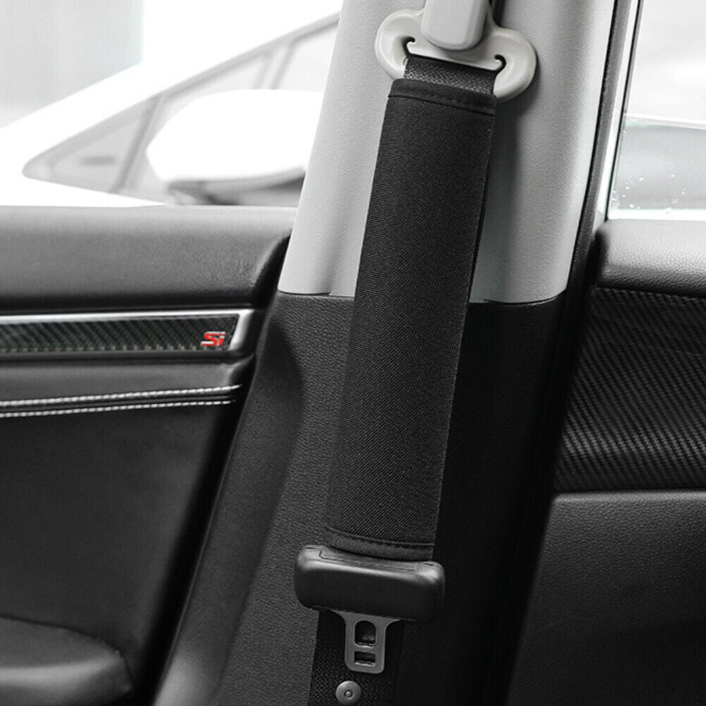 US 1-2 Pairs Universal Soft Seat Belt Set Cover Shoulder Pad Strap Protector Car