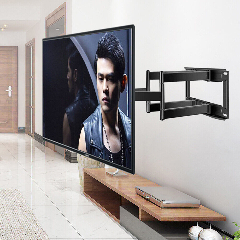 US Full Motion HDTV TV Wall Mount Bracket 32 36 37 42 47 50 52 55 60 65 70 inch