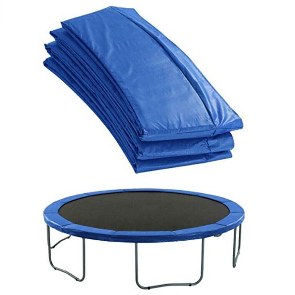 US 14' Round Trampoline Safety Pad Replacement Frame Spring Blue Cover Universal