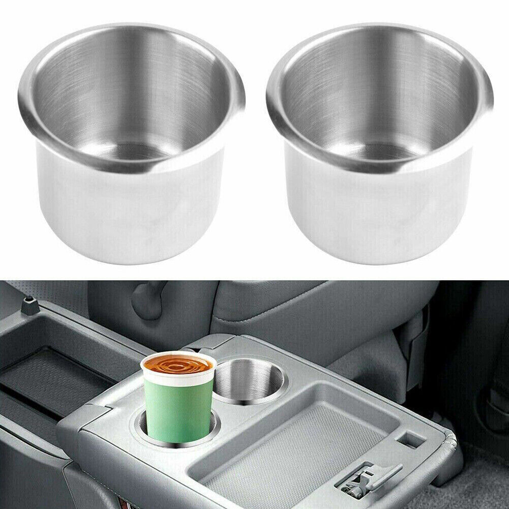 US 2-4 Pack Universal Stainless Steel Cup Drink Holders Boat Truck Marine Camper