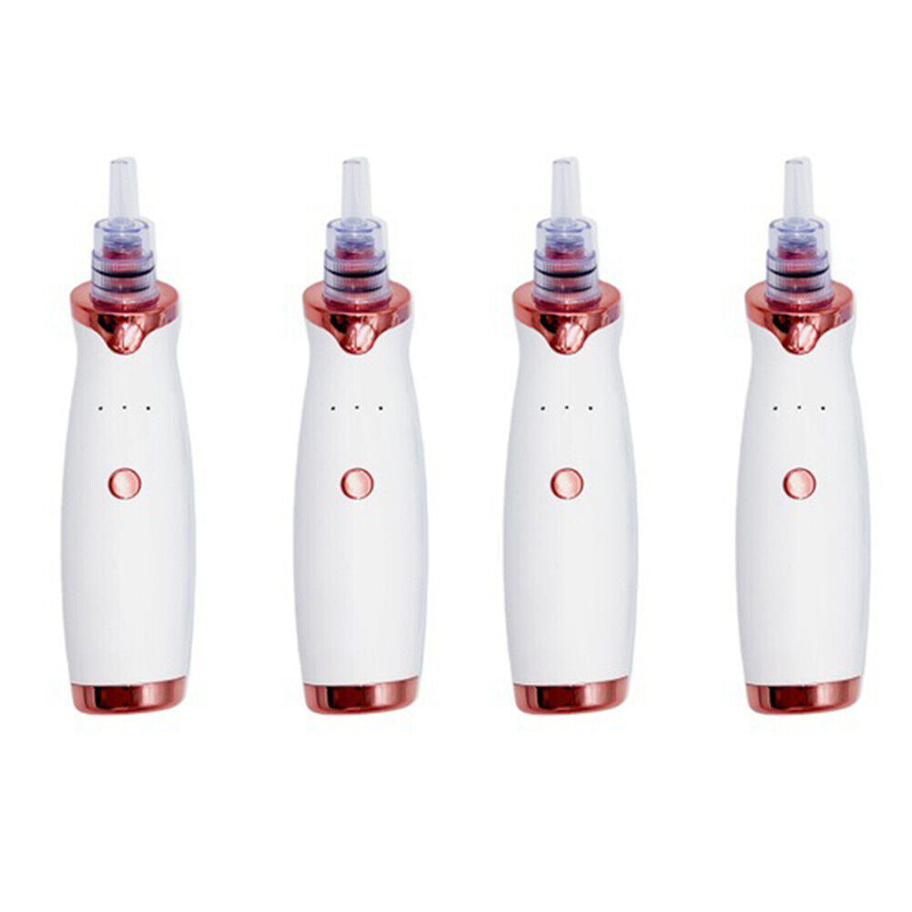US 2-4 Pack Electric Blackhead Comedone Remover Pore Vacuum Cleaner RECHARGEABLE