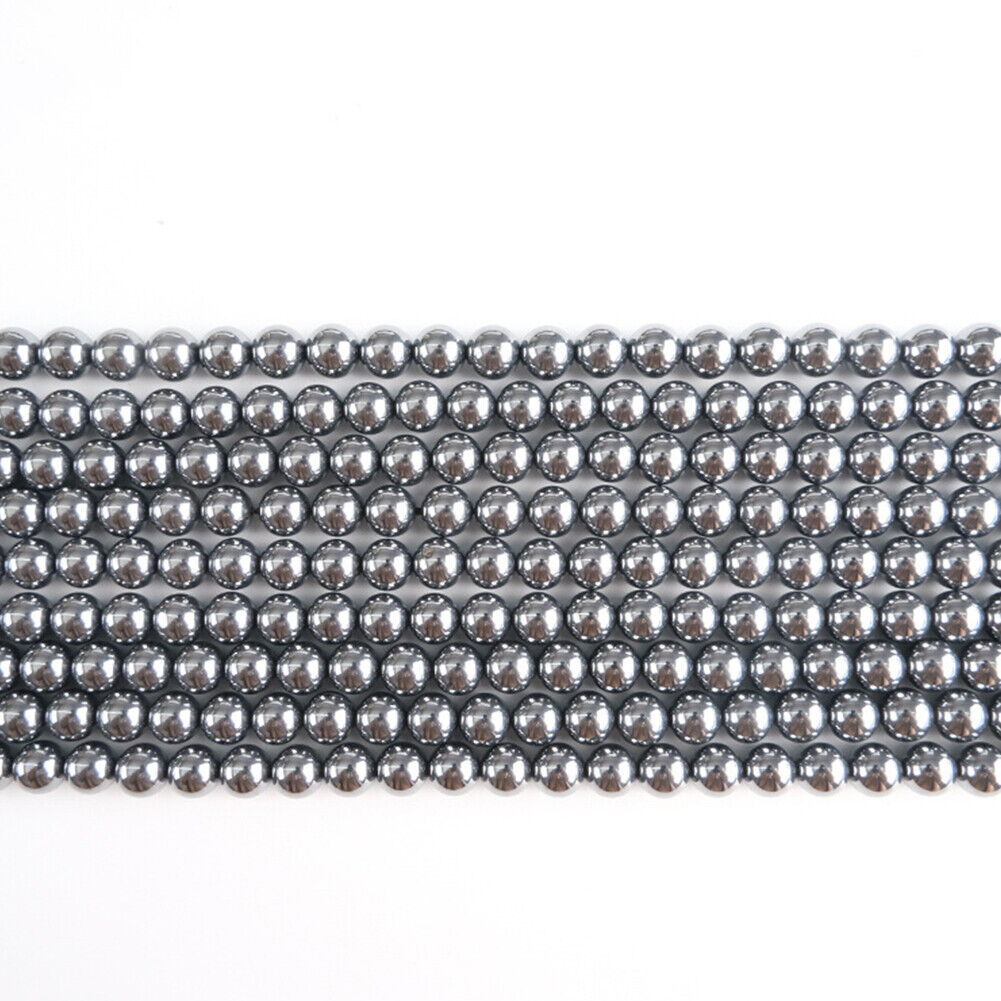 US 6/8/10MM Grade AAA Gemstone Round Loose Beads Terahertz Beads Synthetic DIY