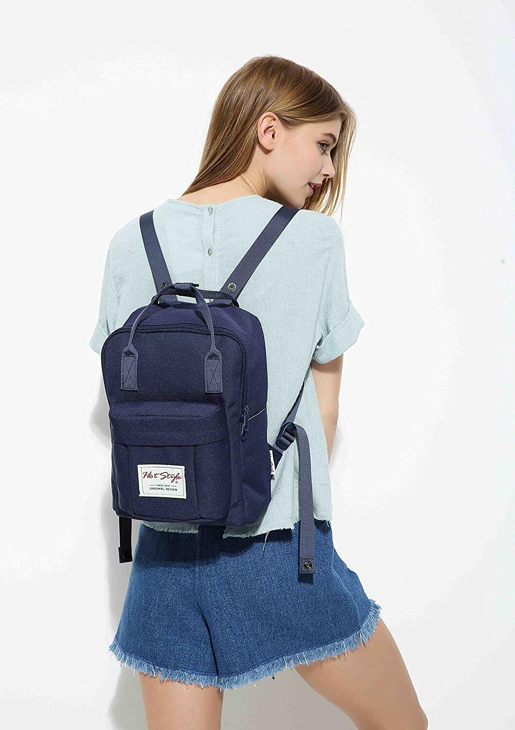Bestie 12" Cute Mini Small Backpack Purse Travel Bag | Fits 11-inch Tablet