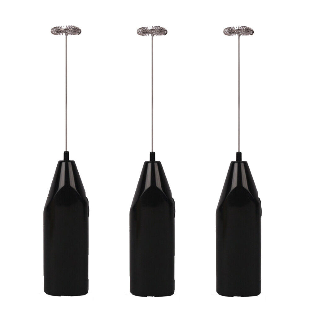 US 3-6 Handheld Electric Eggbeater Milk Foamer Drink Whisk Coffee Mixer Stirrer