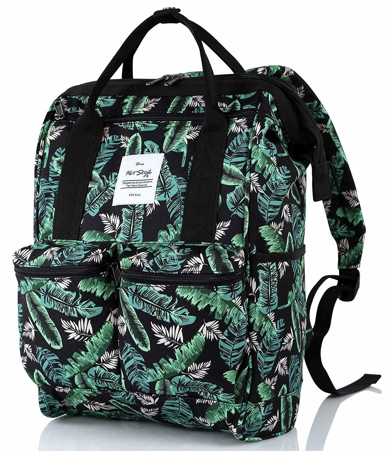 DISA Chic Doctor Bag Style College Backpack Travel Daypack | 17.3x10.6x6.7in