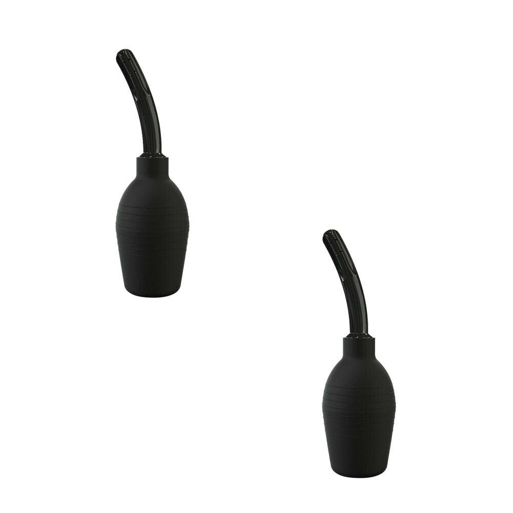 US 1-2 Pcs 310ml Anal Douche Bottle Enema Bulb Vaginal Douche Cleaner Bag Kit