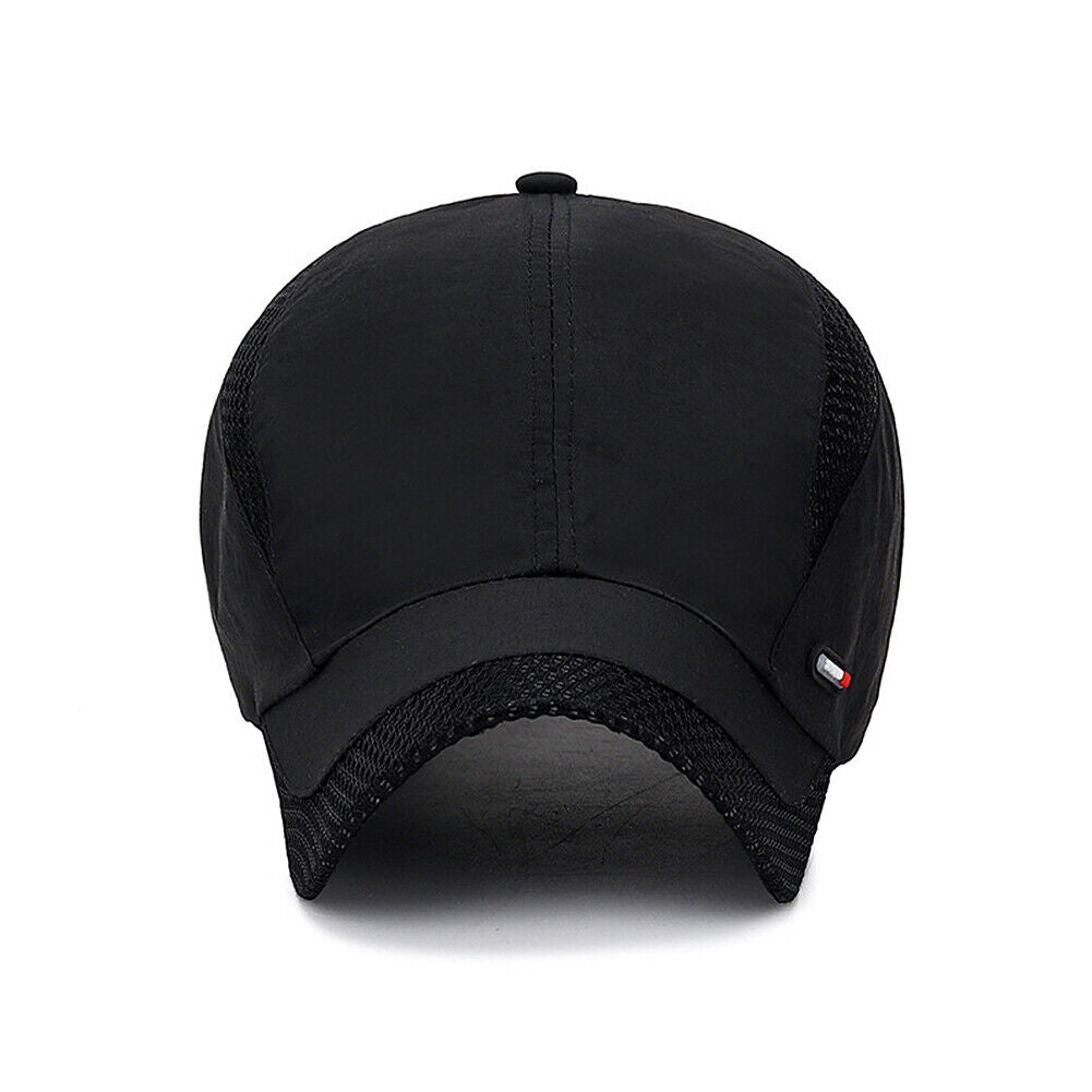 US 1-2Pcs All Season Airy Mesh Thin Quick Dry Baseball Cap Hat UV Protect Sports