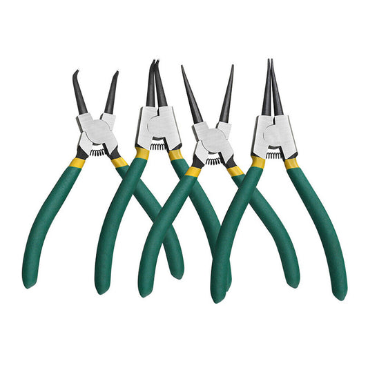US 1-2 Sets of 4-Pc Heavy Duty Circlip Pliers Snap Ring External Internal Kit 7'