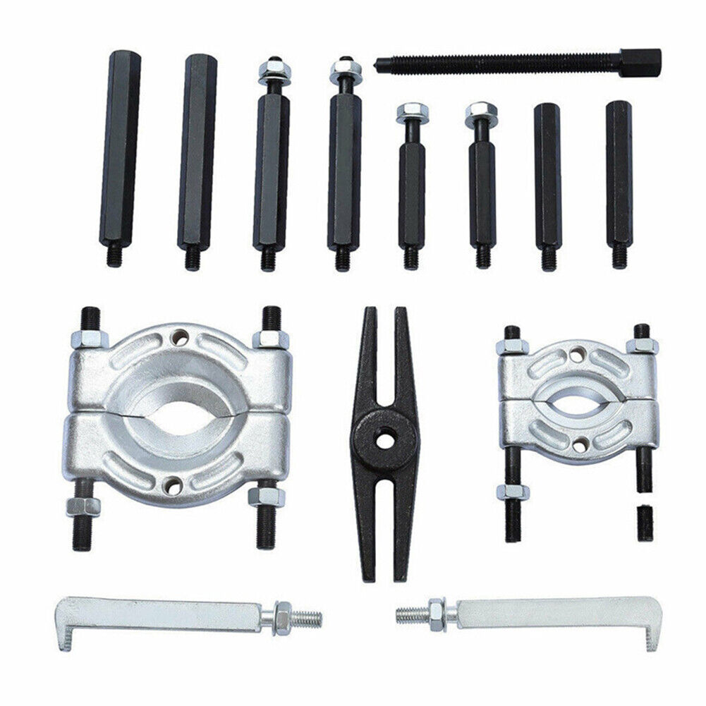US 14Pc 2"3"Splitters Remove Bearing Kit Heavy Duty Bearing Separator Puller Set