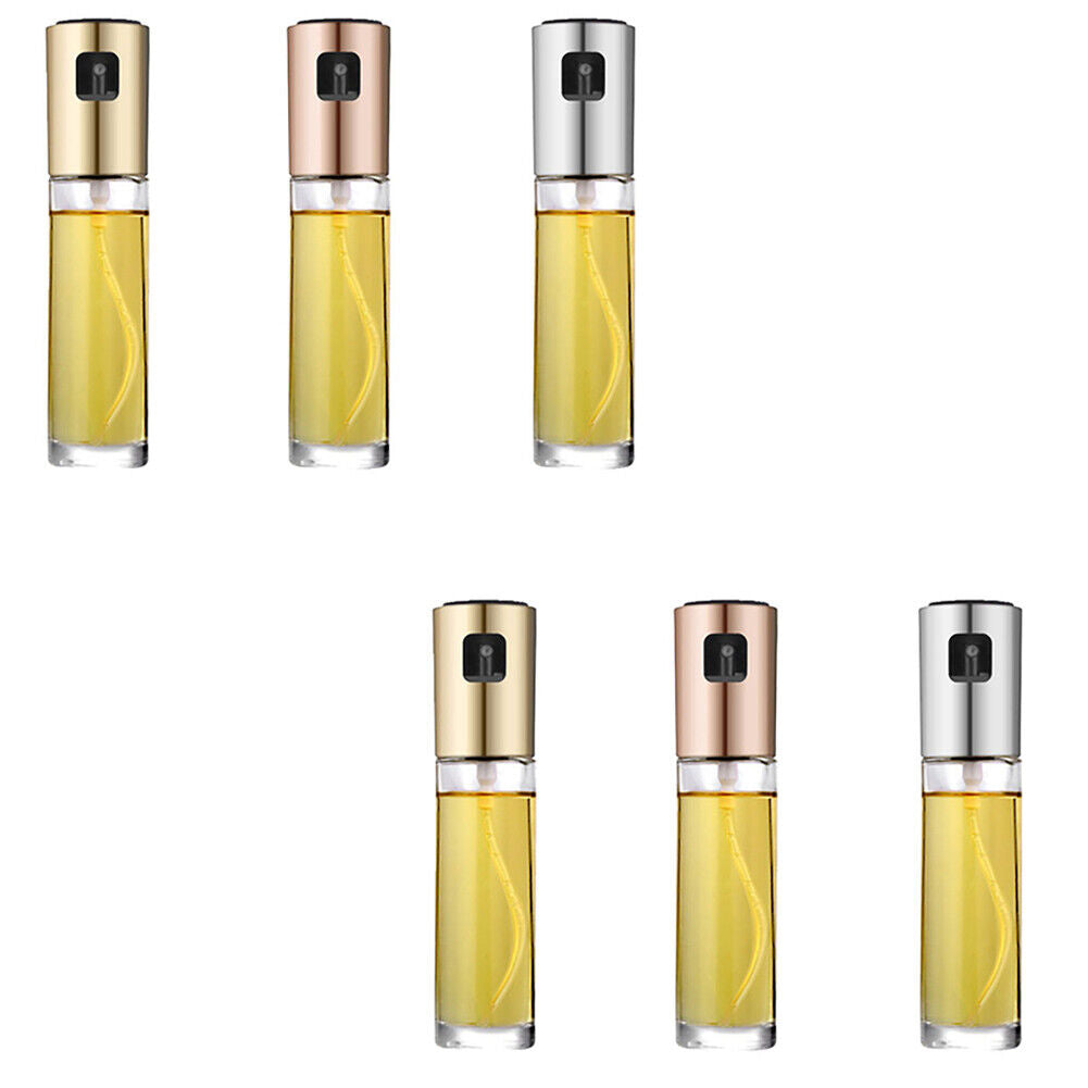 US 3-6 Pack Oil Sprayer For Cooking Olive Sprayer Mister Spray Pump Fine Bottle