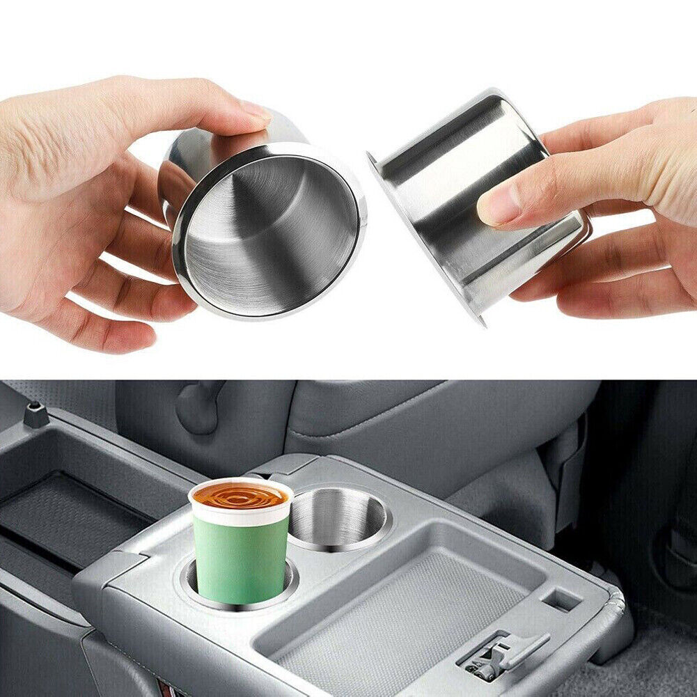 US 2-4 Pack Universal Stainless Steel Cup Drink Holders Boat Truck Marine Camper