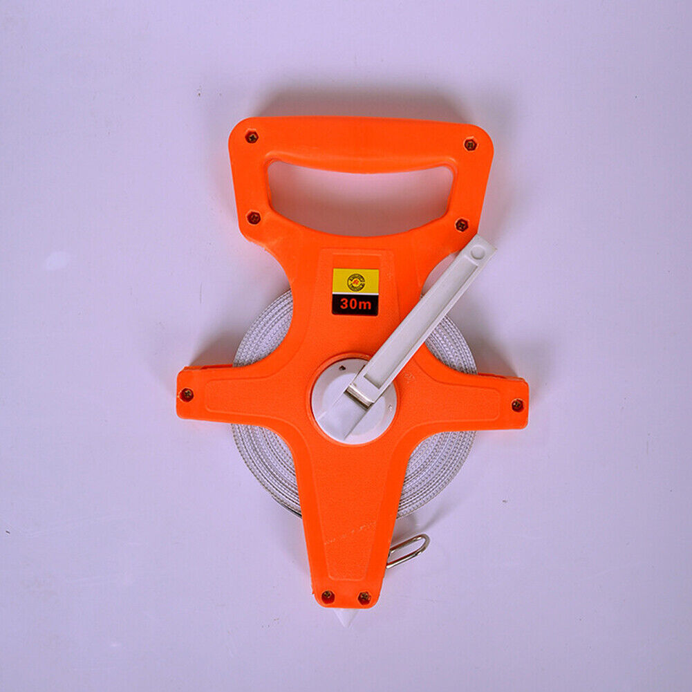 US 1-2 Pcs 1/2" x 98' Open Reel Dual Sided Fiberglass Tape Measure for Engineer