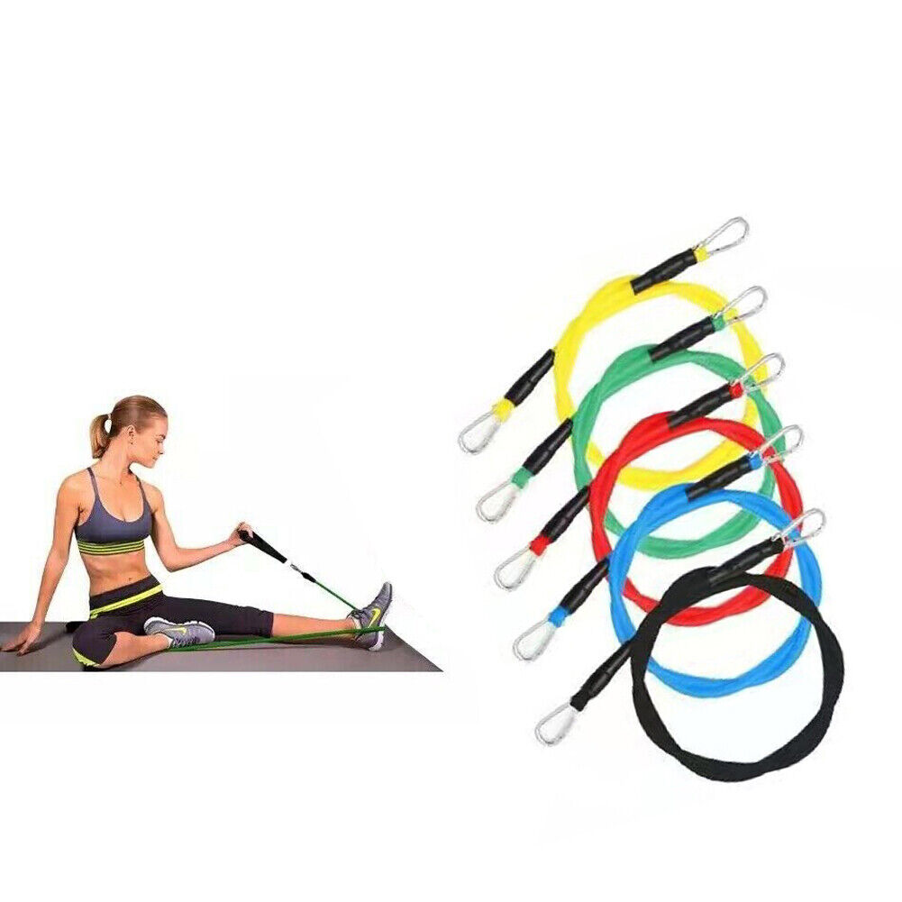 US 11Pcs Resistance Bands For Home Workout Exercise Crossfit Fitness Training Gy