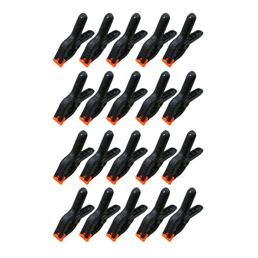 US 20-40 Heavy Duty 4" Plastic Spring Clamps DIY Small Tool Clip 2" Jaw Opening