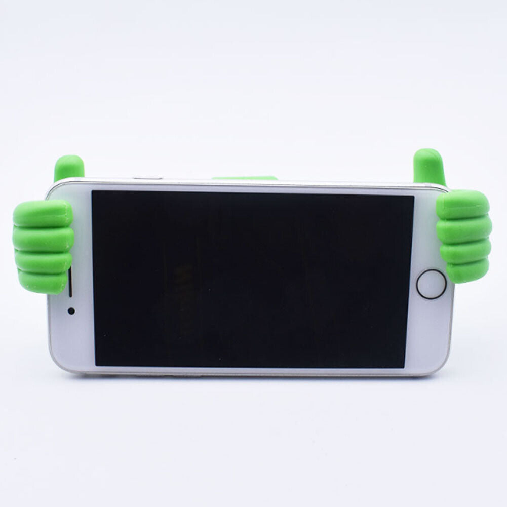 US 1-2 Pc Thumbs Up Cell Phone Stand Mobile Lazy Hand Mount Adjustable Holder