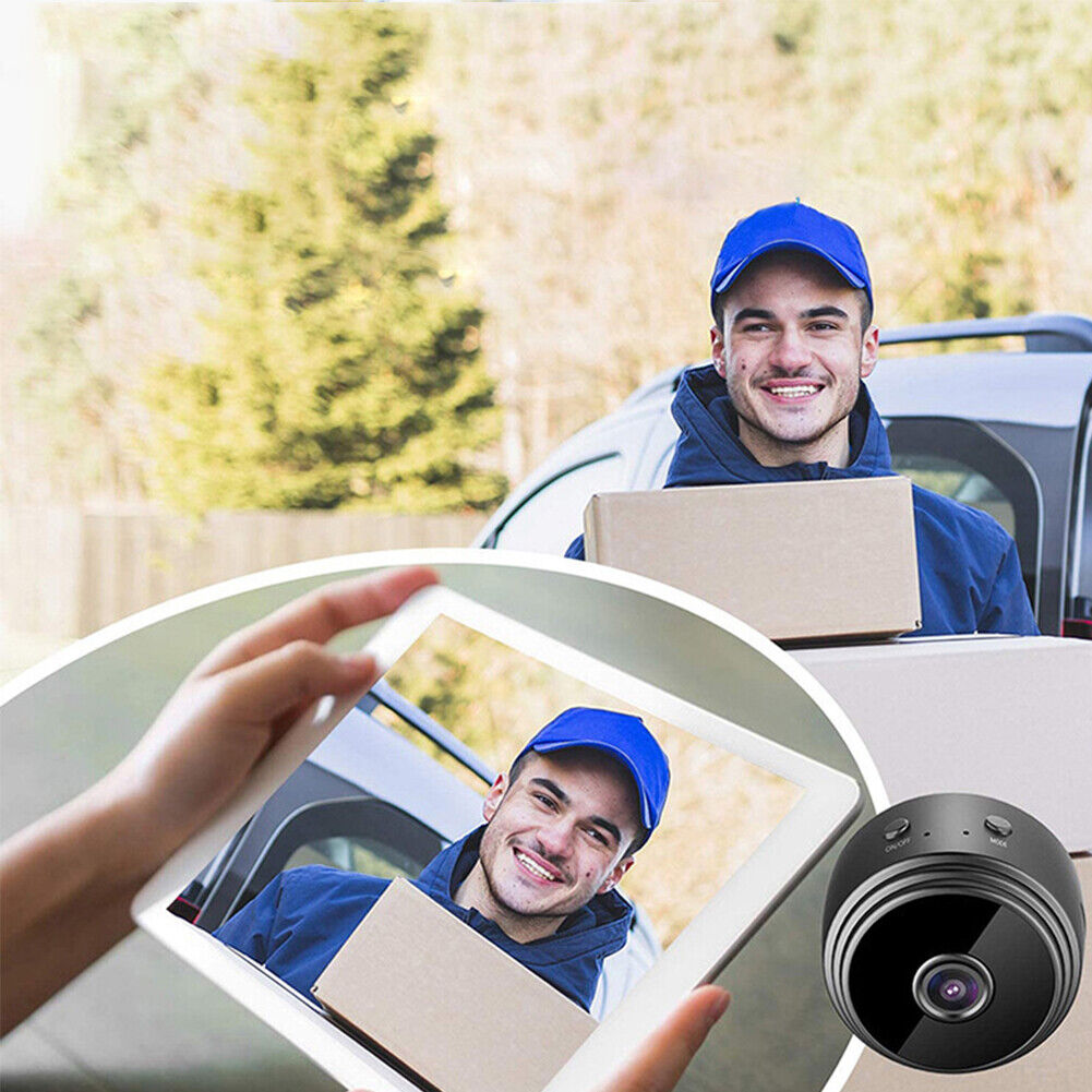 US 1-2 Pc Mini Camera WiFi Home Security Hidden Nanny Cam Audio Live Feed Audio