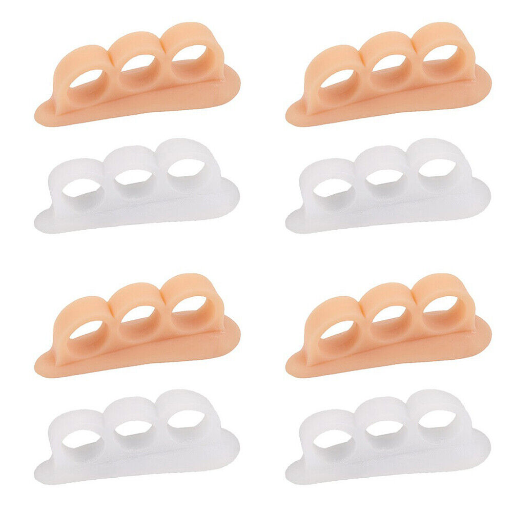 US 2~4 Pairs Bunions Hammer Toe Straightener Splint Brace Cushion Pad Corrector