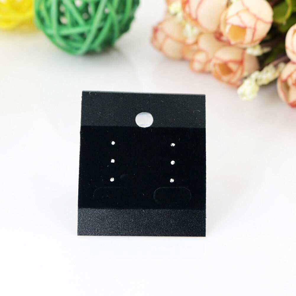 US 200-400 Pc Earring Holder Cards Display Velvet for Jewelry Ear Studs 2 x 2"