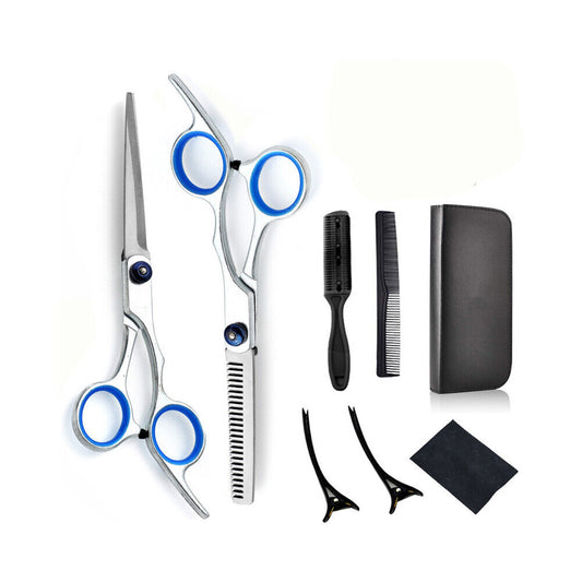 US 8-11 Pcs Set Stainless Steel Hairdressing Shear Professional Thinning Scissor