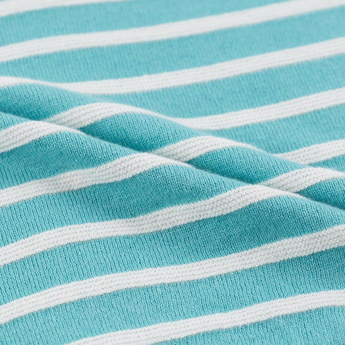 Sweater for Kid Baby Boy Toddler Soft Cute Crew Neck Stripe Long Sleeve Pullover