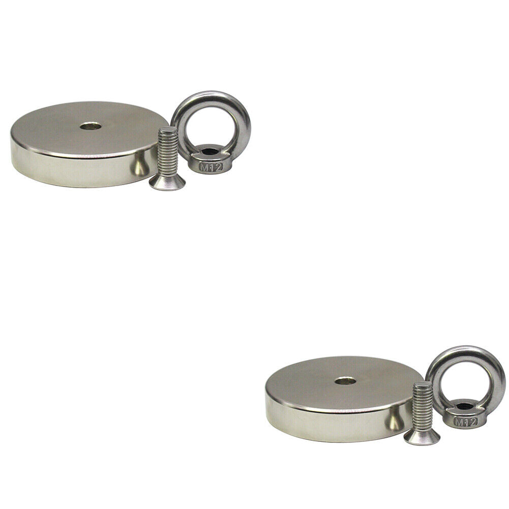 US FISHING MAGNET UPTO 2400 LBS PULL FORCE HEAVY DUTY STRONG NEODYMIUM MAGNET
