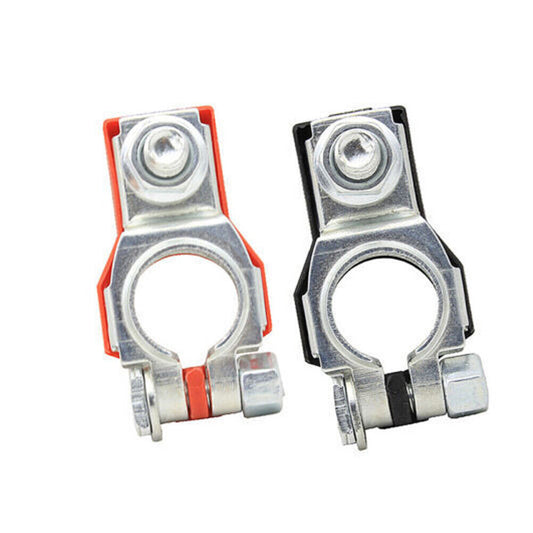 US 2-4 Pcs Universal Battery Terminal Connector Top Positive Negative Heavy Duty