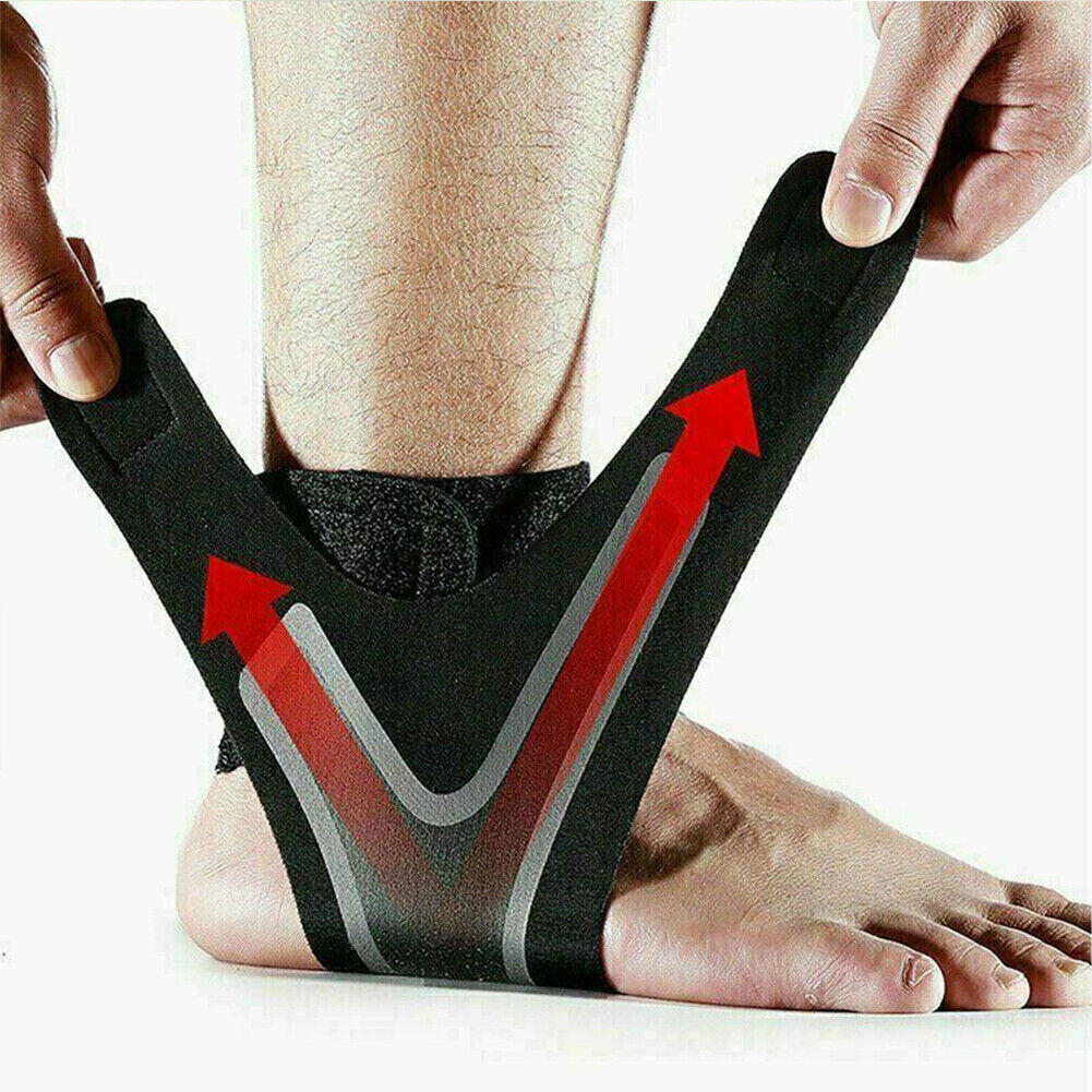 US 2-4 Pairs Ankle Brace Plantar Wrap Support Compression Strap Foot Tendon