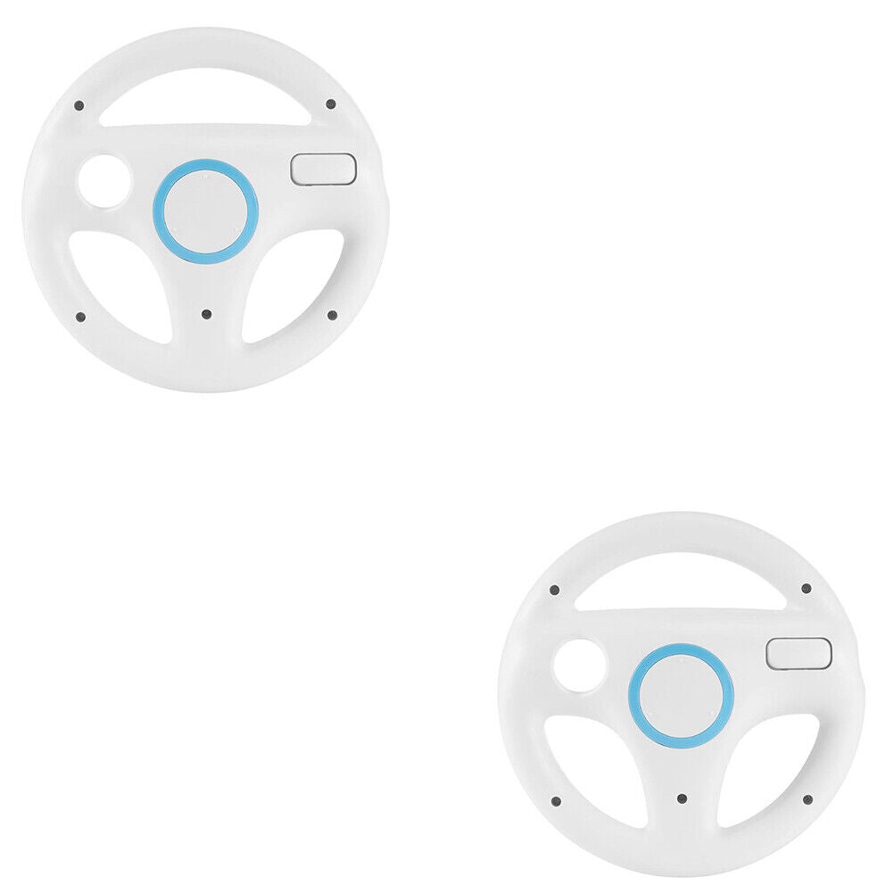 US 2-4 Pack Mario Kart Racing Steering Wheel for Nintendo Wii Remote Controller