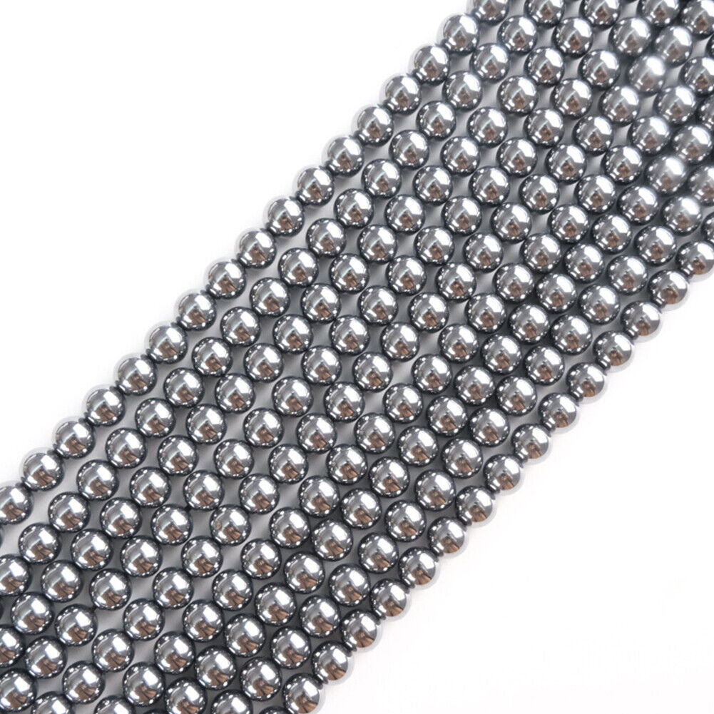 US 6/8/10MM Grade AAA Gemstone Round Loose Beads Terahertz Beads Synthetic DIY
