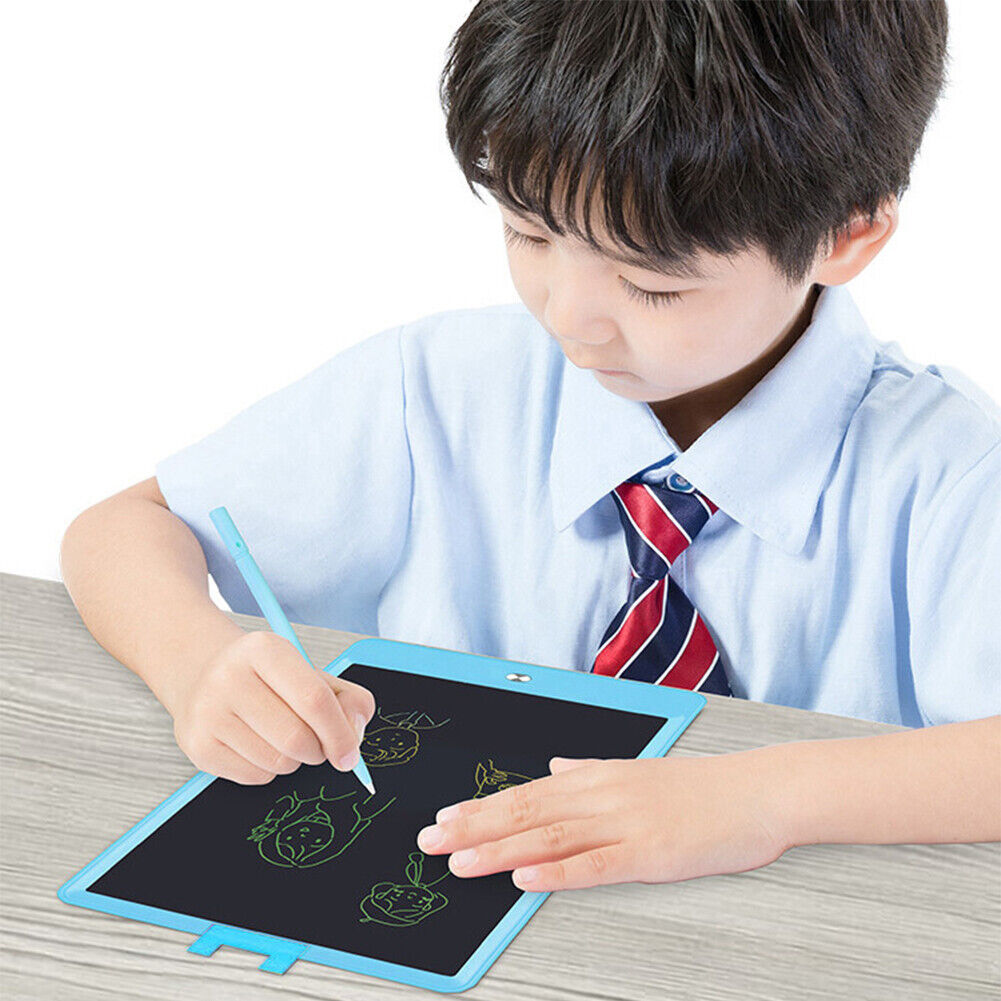 US 1-2 Pack 10 Inch LCD Kids Drawing Tablet Doodle Colorful Board Writing Toy