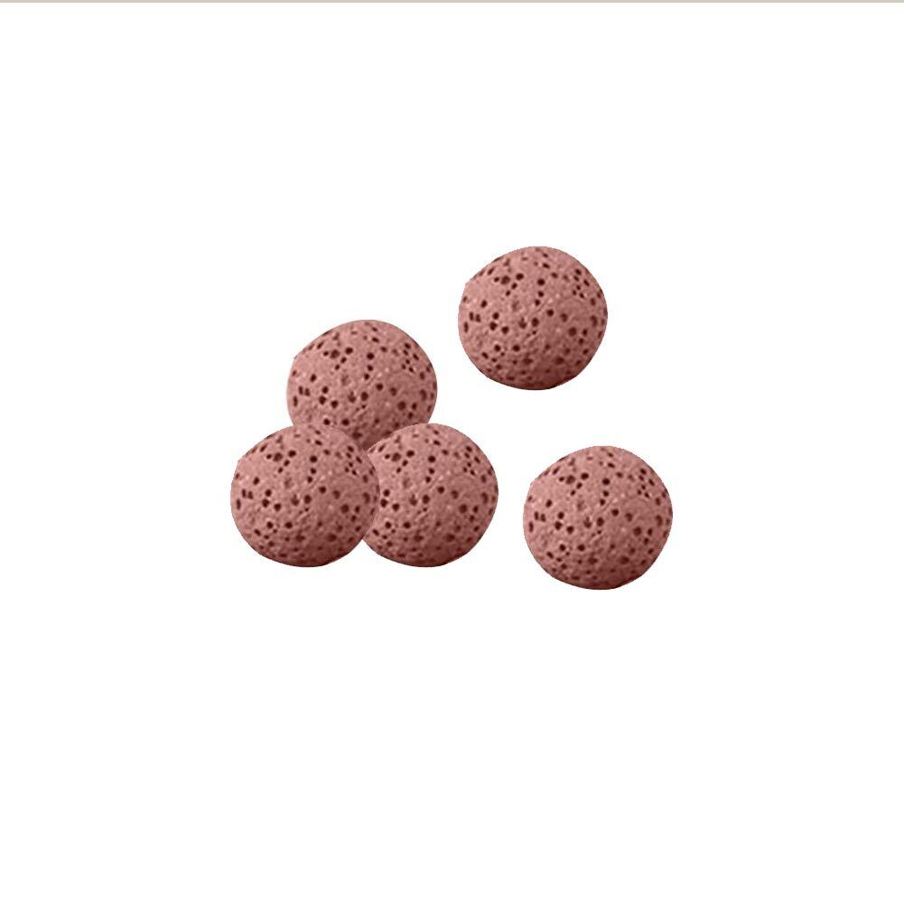 US Tan Round Lava Bead Tan Round Diffuser 6 8 10mm Lava Diffuser No Hole