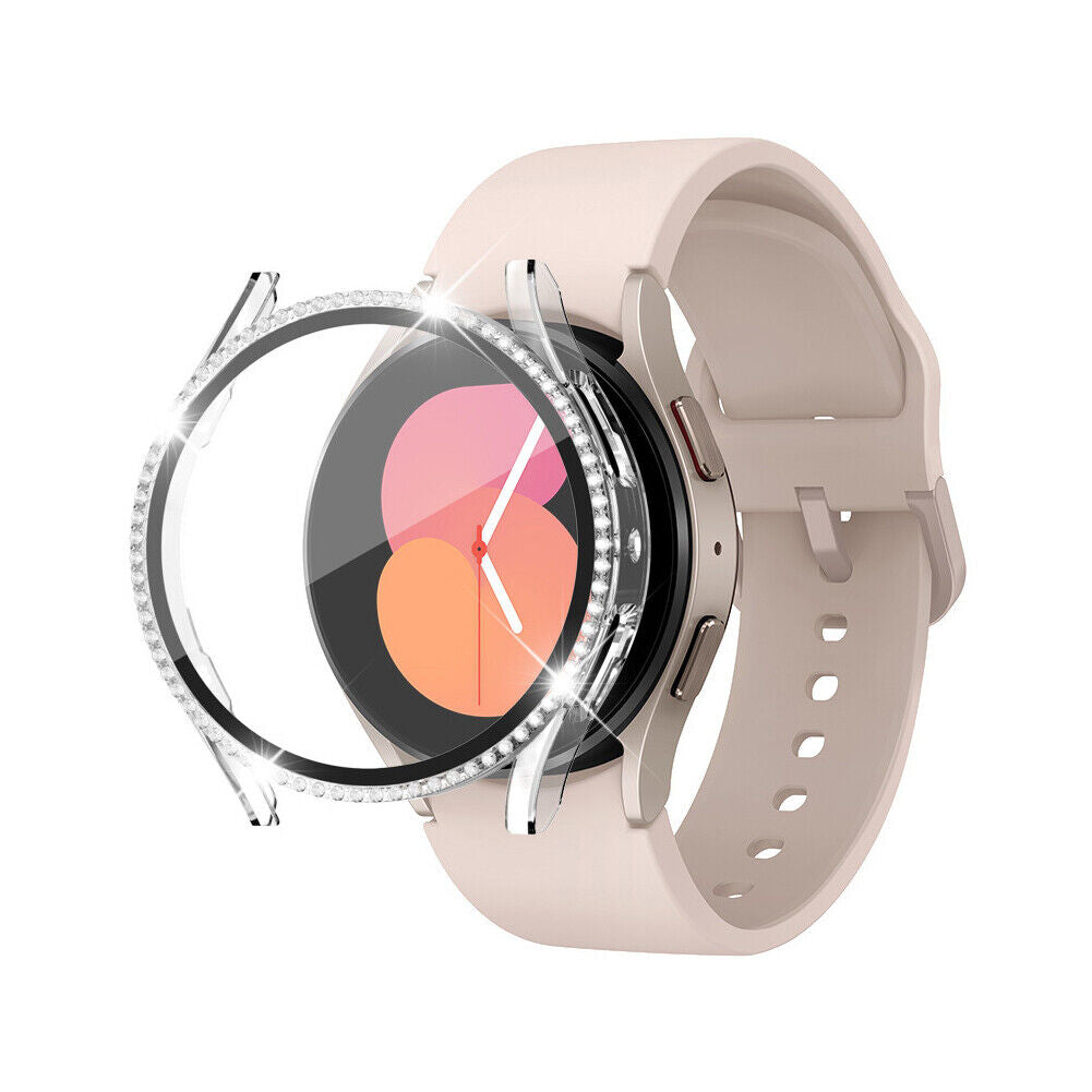 US 1-2 Pcs For Samsung Galaxy Watch 5 4 40mm 44mm Glass Screen Protector Diamond
