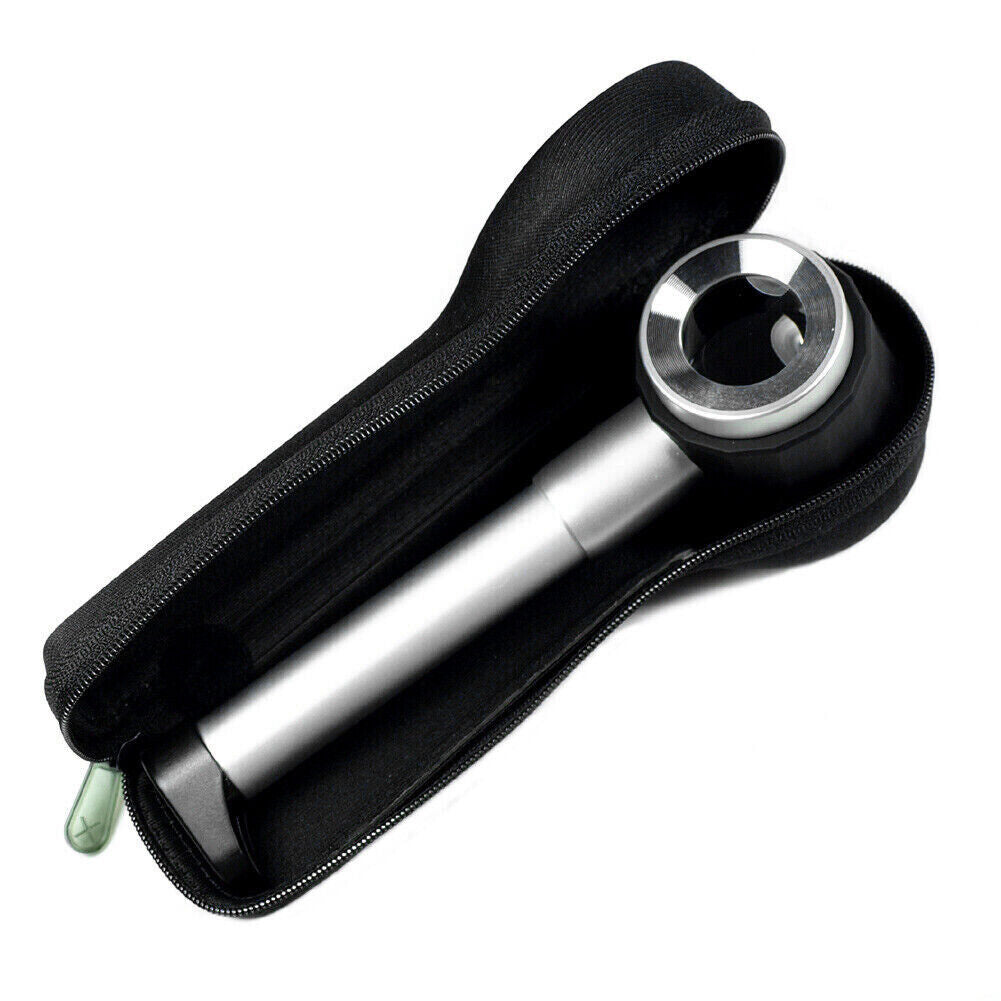 US 1-2 Pc 10X Optical glass Magnifier LED Lighted Jeweler loupe with Measure Sca