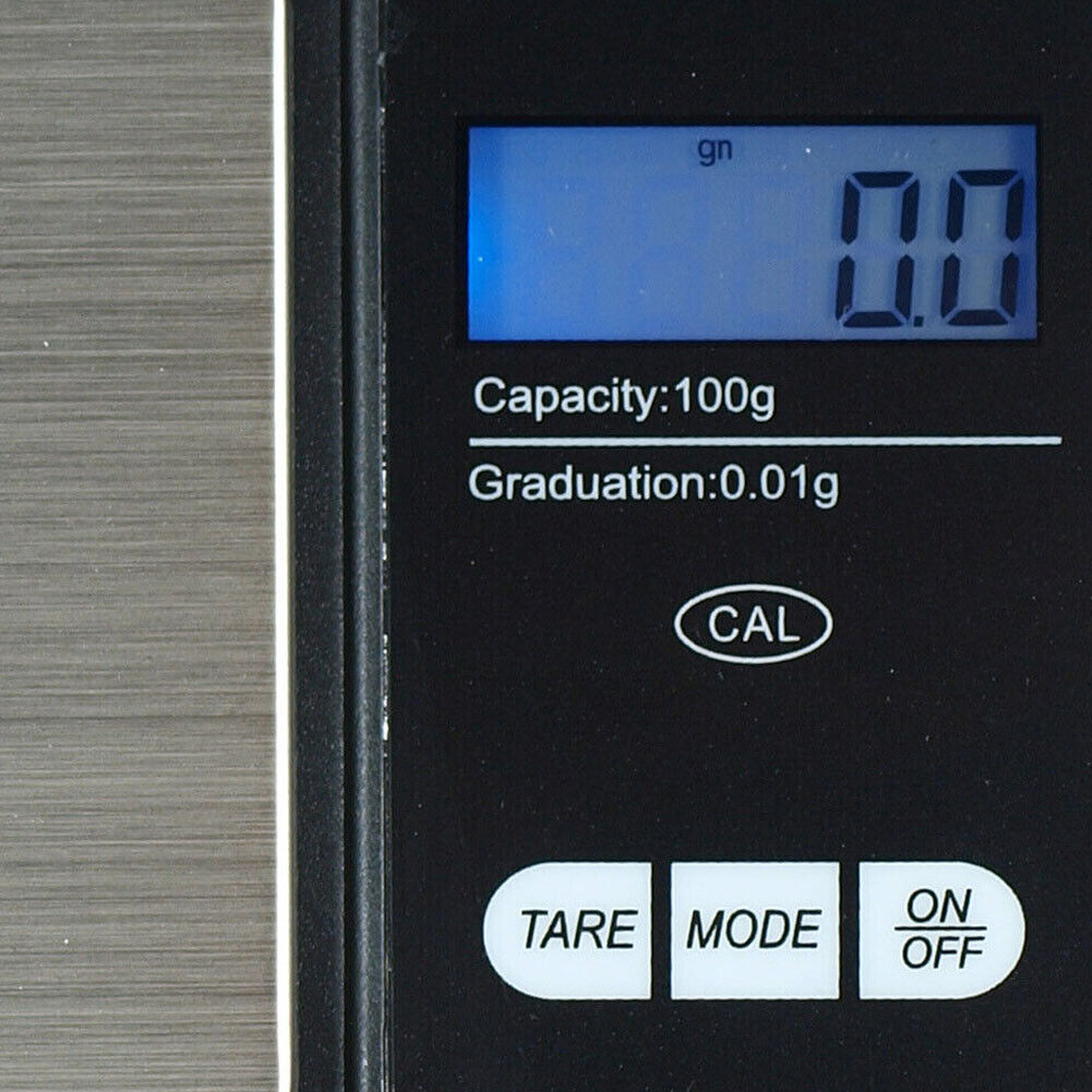 US Digital Pocket Scale 0.01g Precision Jewelry Gold Silver Coin Gram 100gx 0.01