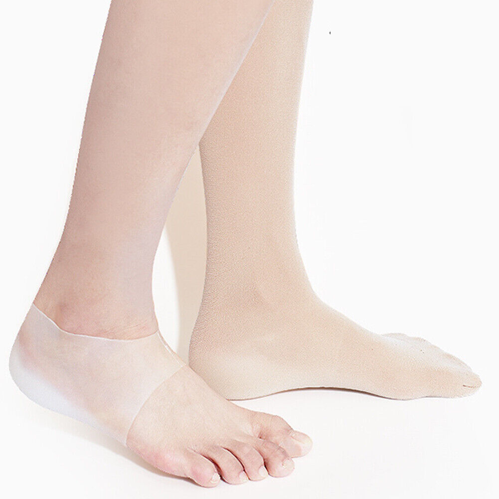 US Concealed Footbed Enhancers Invisible Height Increase Silicone Insoles Pads