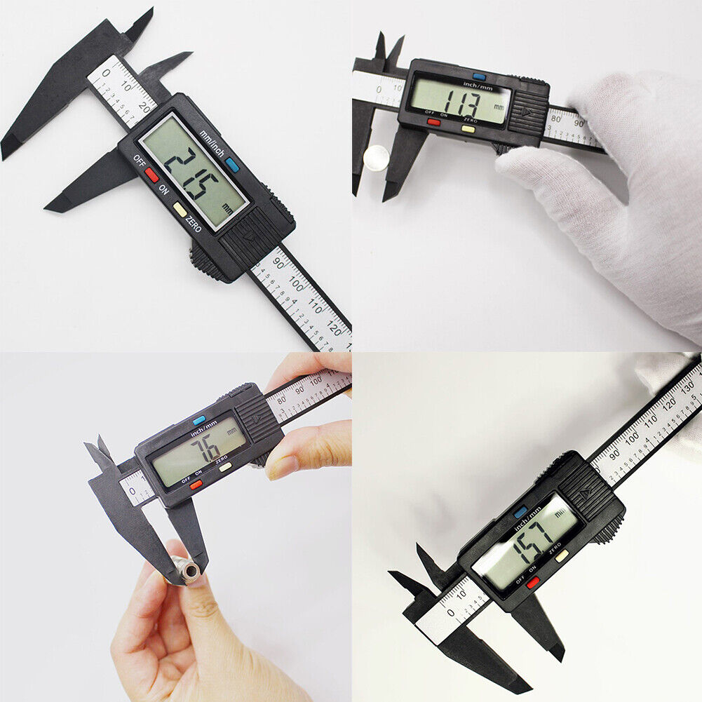 US 6" Micrometer LCD Measuring Tool Caliper Vernier Gauge Metric 150mm 6-inch