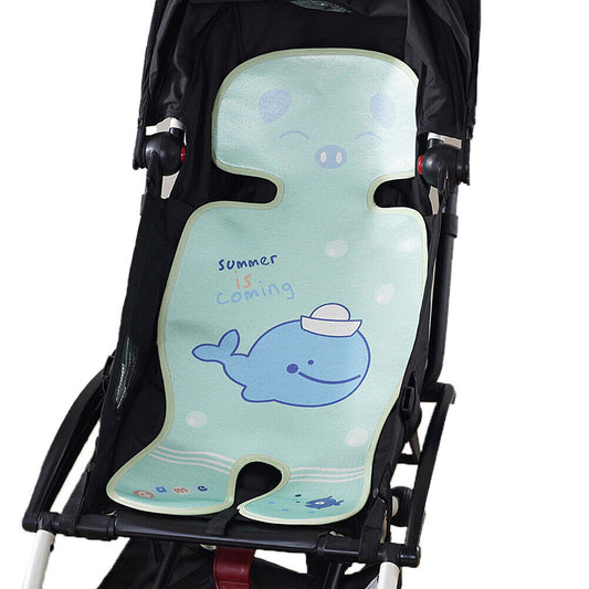 US 1-2 Pcs Baby Stroller Liner Seat Pad Cooling Mat Car Seat High Chair Washable