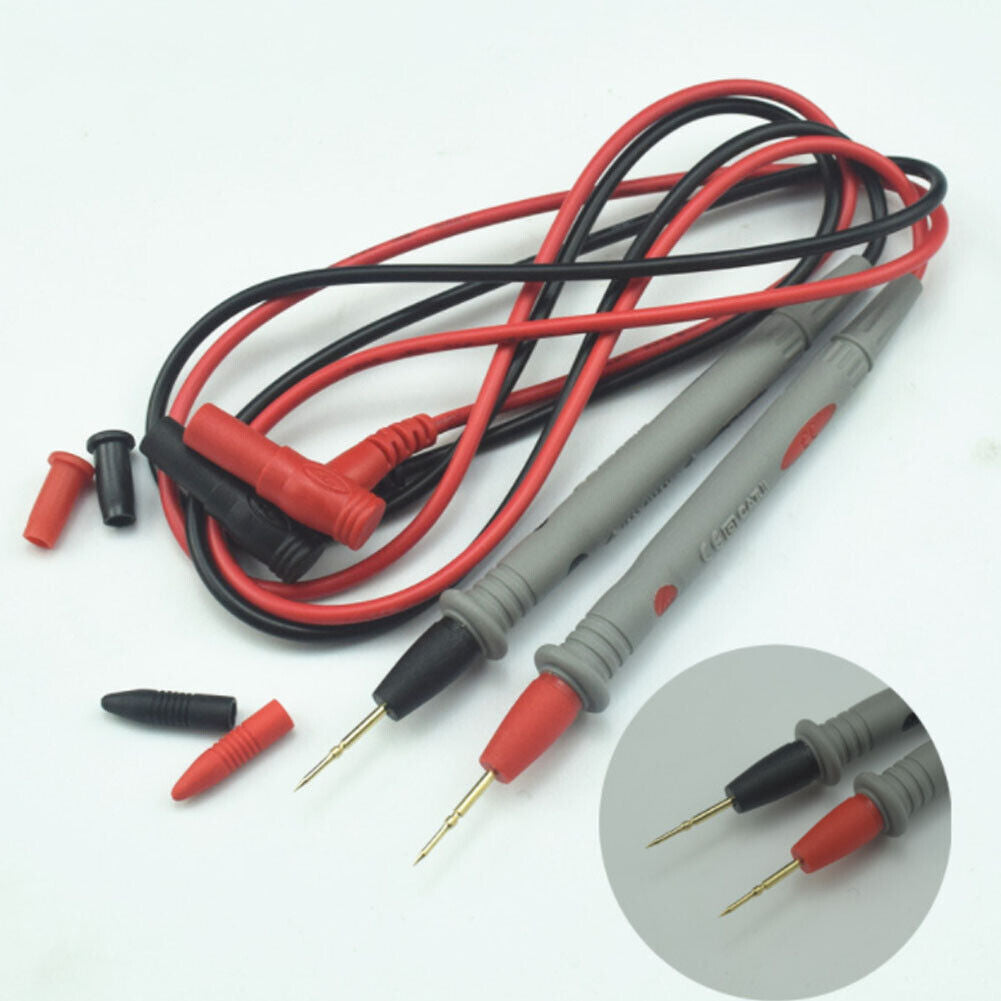 US 2-4 Pack Multimeter Test Leads Kit Test Probes 1000V 20A Silicone Alligator