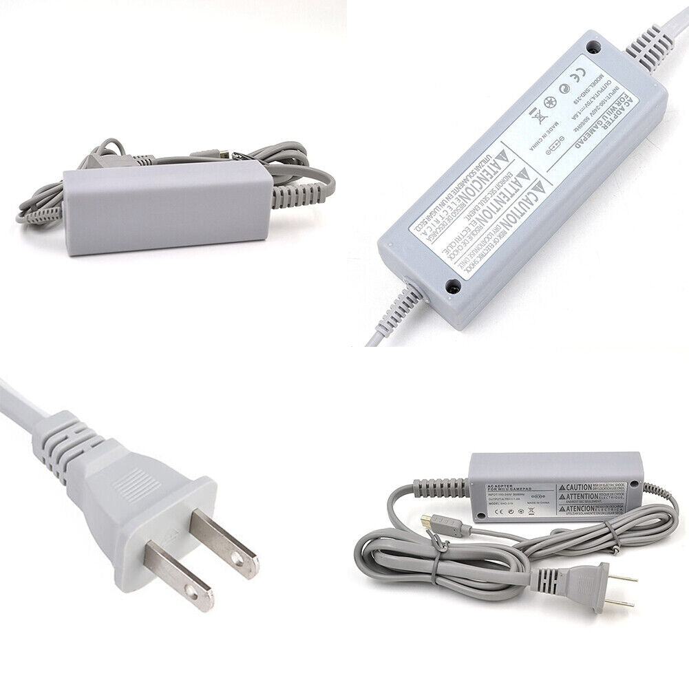 US Charger for Nintendo Wii U Console Gamepad US Plug Power Supply Adapter AC